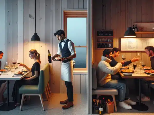 Hva er forskjellen mellom fine dining casual hovedbilde