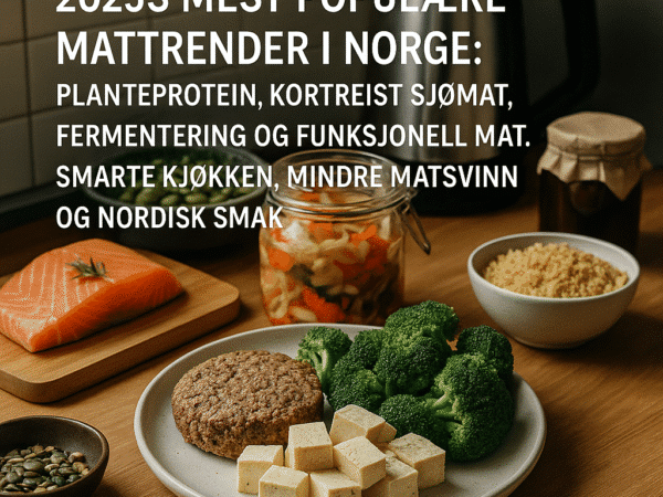 Mest populaere mattrendene norge 2025 planteprotein sjomat fermentering teknologi featured