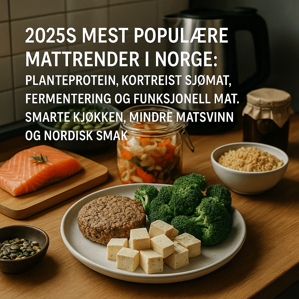 Mest populaere mattrendene norge 2025 planteprotein sjomat fermentering teknologi featured