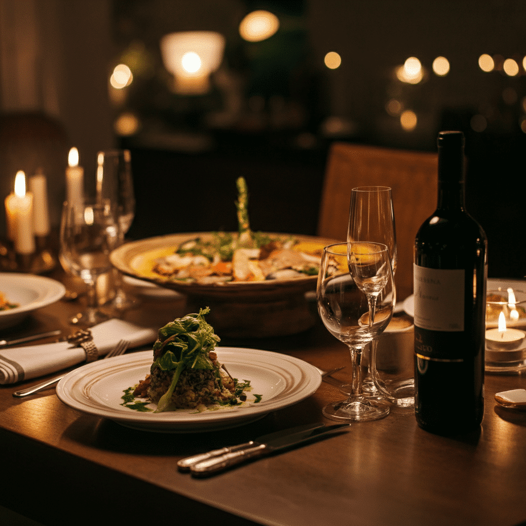Slik lager du restaurantopplevelsen hjemme meny stemning teknikker servering hovedbilde